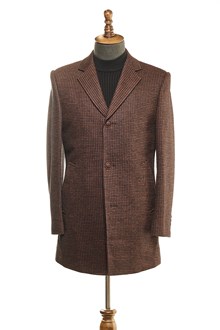 Brown & Black Pattern RGB Overcoat